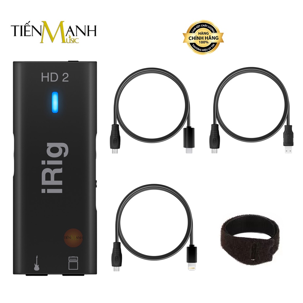 [Chính Hãng] Thiết Bị Thu Âm Và Livestream iRig HD2 IK Multimedia Cho Guitar Và Nhạc Cụ Live Soundca