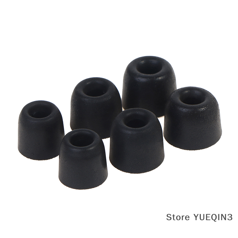 Store YUEQIN3 3 đôi/6 Miếng đệm tai đầu mút xốp cách ly tiếng ồn KZ Tai nghe nhét tai