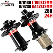 Novatec Road Bicycle Disc Hubs, 8-11 Speed, 28-24 H