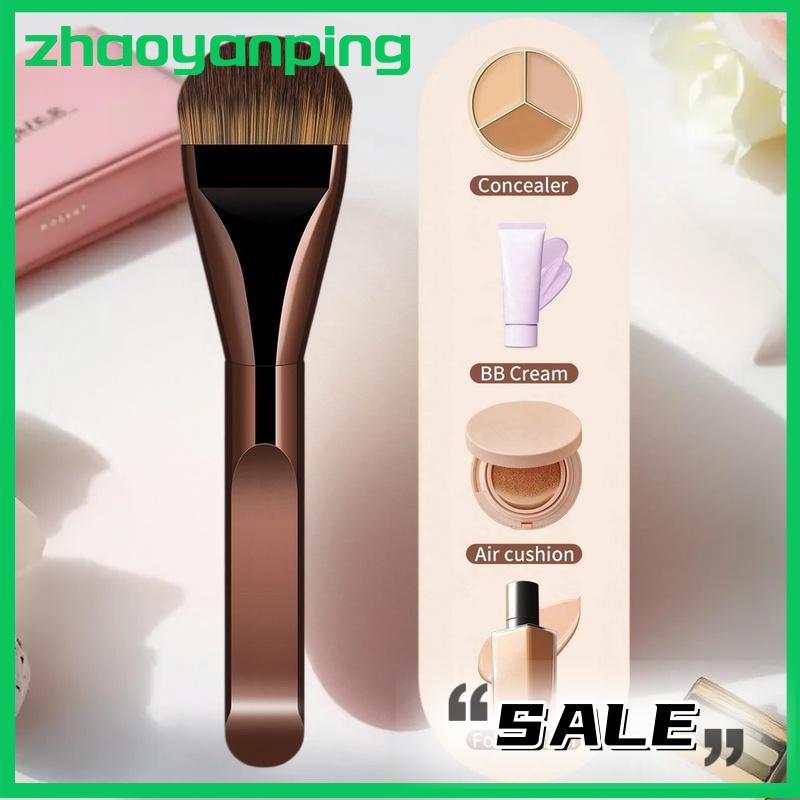 zhaoyanping 1 2pcs siêu mỏng Foundation bàn chải tổng hợp lông ứng dụng chính xác cho kem lỏng streak-miễn phí tất cả các loại da công cụ
