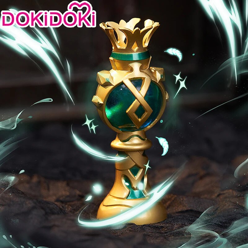 Venti/Raiden/zhongli gnosis đạo cụ trò chơi genshin tác động cosplay dokidoki baal cosplay trái tim 