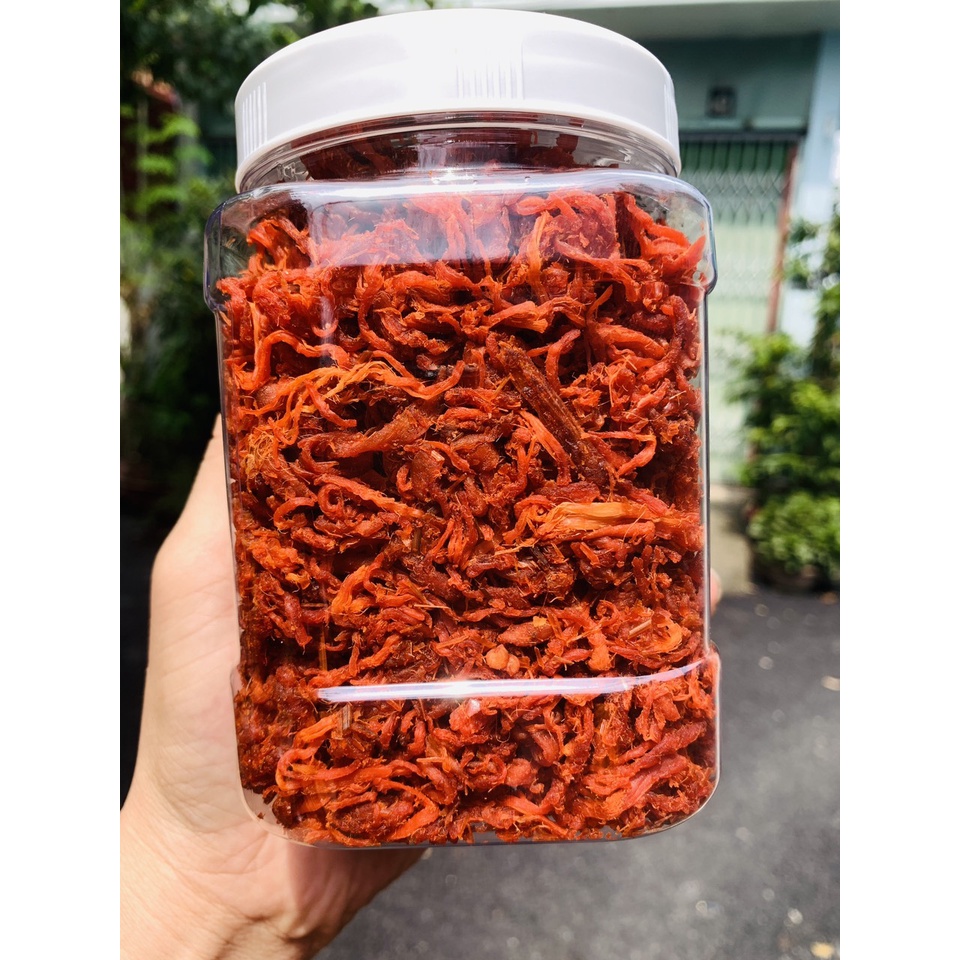 Khô Bò Sợi - Ngũ Vị hũ 500.gram ( Khô Heo Giả Bò )