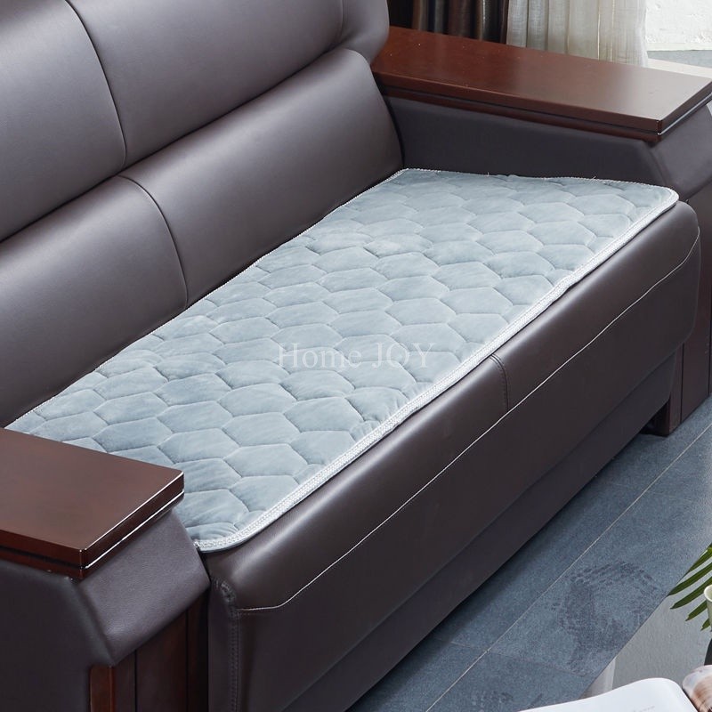 READY STOCK 2025 Sofa Cushion Four Seasons General Non-slip Mat Office Mahogany Solid Sofa Cushion Leather Sofa Mat 1/2/3/4seat