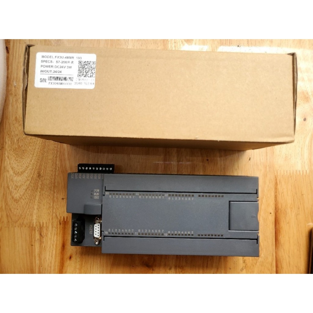 Bộ lập trình PLC LK3U FX3U 14 16 20 24 30 32MT 32MR 48 64 MT MR MRT AD2DA phát xung 4/8 TRỤC RTC Modbus RTU RS485 ADPRW. TGT - FX3U-48MR S7