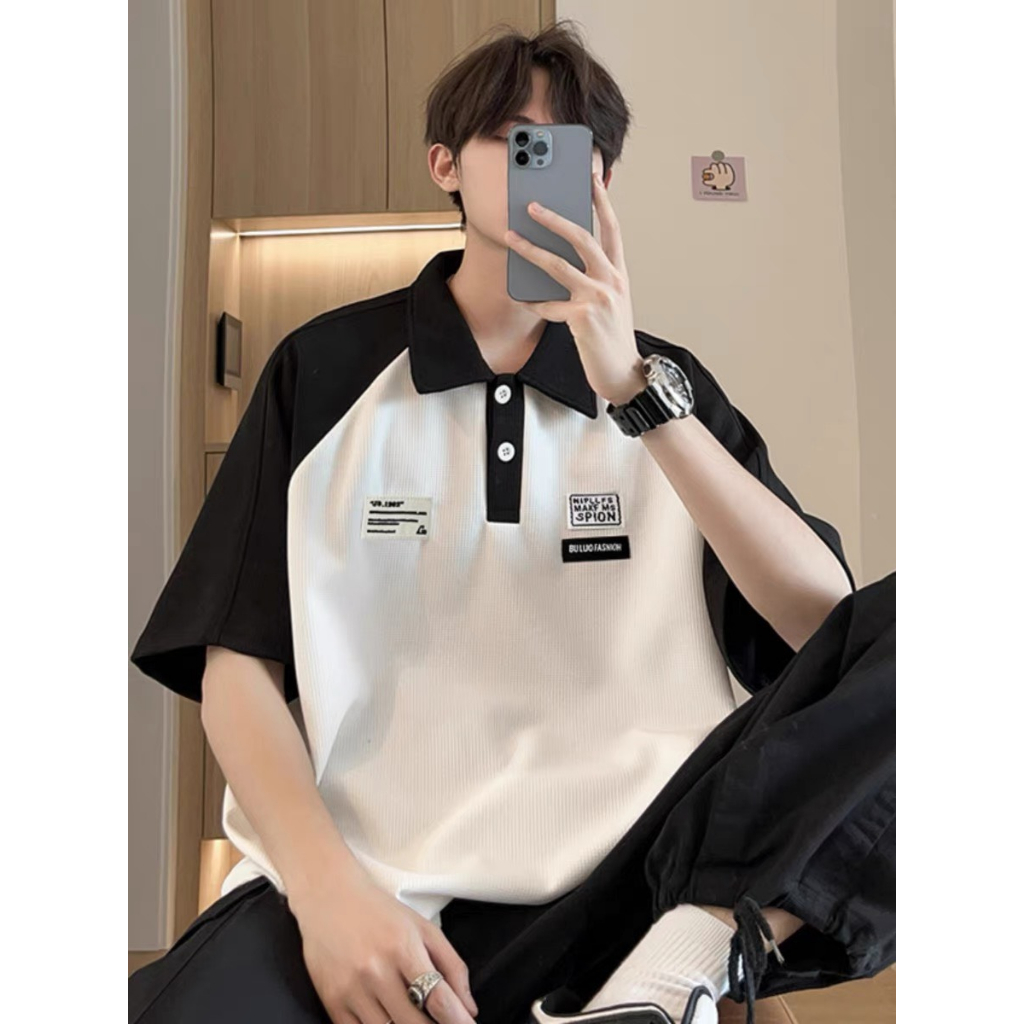 Áo Polo Phối cổ SPION Local Brand polo unisex nam nữ oversize -C-Chat MAT 058