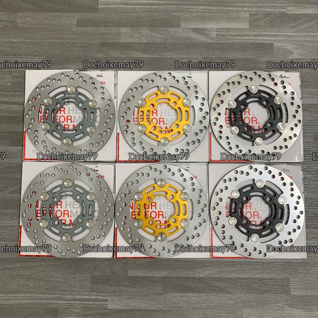 Đĩa thắng Moto3 khoen inox size 220mm