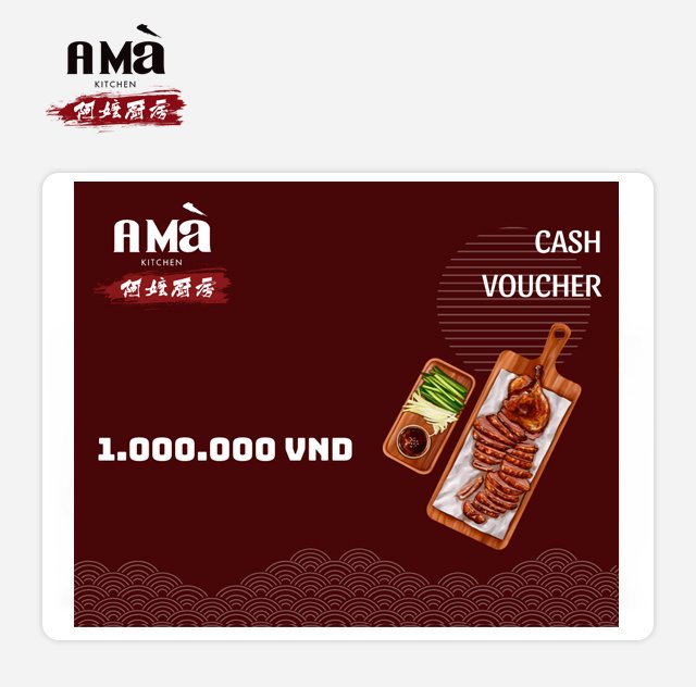 [12.12] Phiếu quà tặng A MÀ KITCHEN 1000K