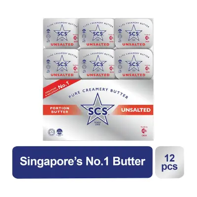 SCS Unsalted 12 Portion Butter