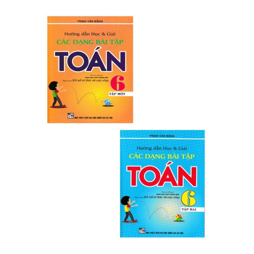 Combo hướng dẫn học và giải các dạng bài tập toán 6 (bám sát sgk kết nối tri thức với cuộc sống)(bộ 2 cuốn) ( HA )