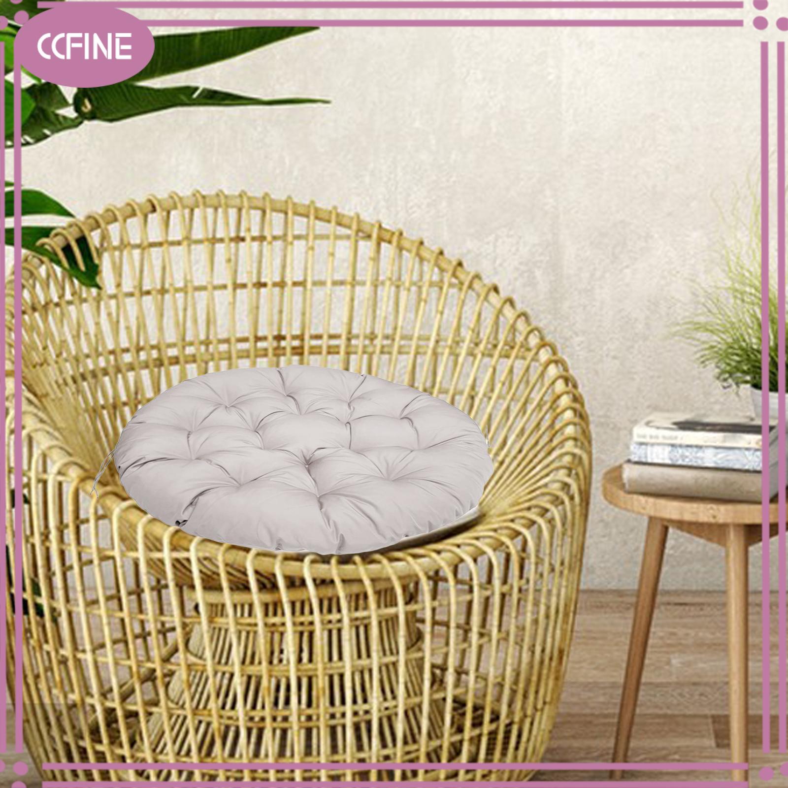 Ccfine Đệm lót ngồi ngoài trời thoải mái 60x60cm Patio Ghế đệm cho Giỏ Treo Ghế Ghế bập bênh trong nhà ngoài trời sân vườn