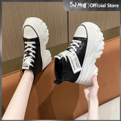 Korean chunky 3+ inches high rubber shoes for women