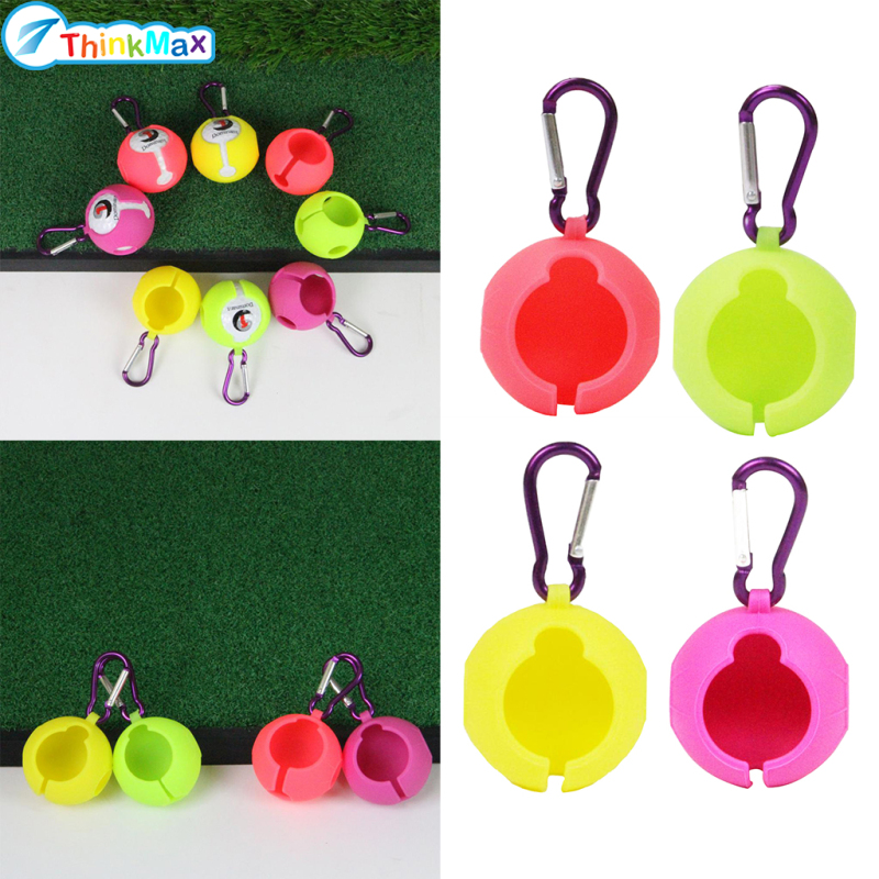 Golf Ball Holder Container Carrier Carry Bag Pouch Holds One Ball for Kids Adults ราคา 34 บาท*ส่งฟรี