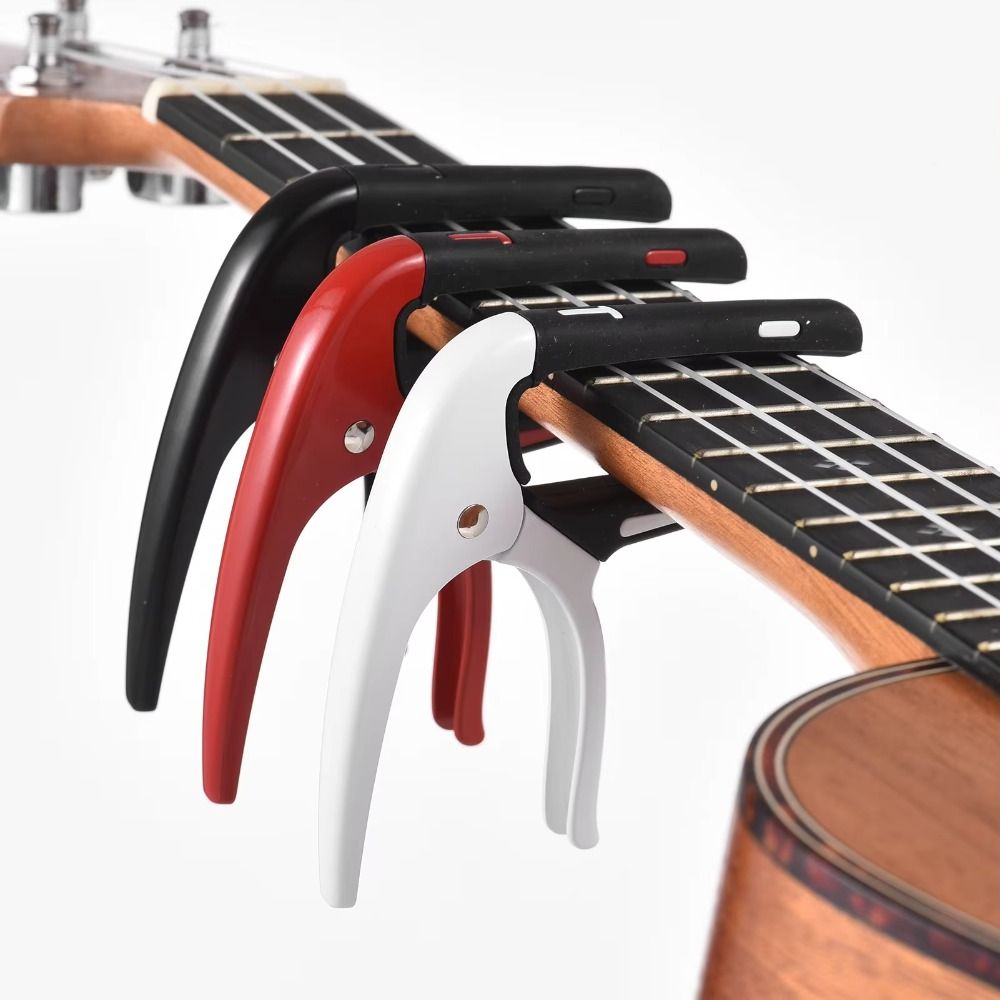 SHORT Hợp kẽm Capo guitar Phổ thông Bộ đổi âm Kẹp điều chỉnh đàn ghi ta điện Chuyên nghiệp Di động Khóa kẹp thay đổi nhanh