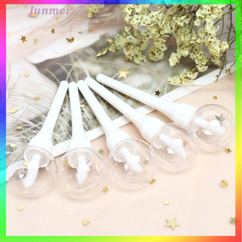 Junmei 5 cái 6ml Lollipop Son bóng rỗng ống loại nhỏ có thể thay thế chai Son dưỡng môi chai
