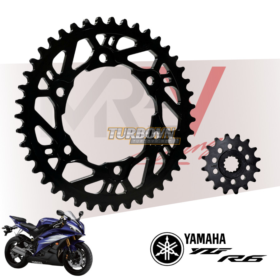 Nhông Sên Dĩa MREV cho xe Yamaha R6 (2006-2015) đi sên 525 (N-611, D-611) Giá 1,705,000 Đồng*Miễn phí vận chuyển