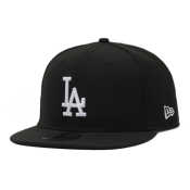 New Era Dodgers Black 9FiFTY Snapback Cap