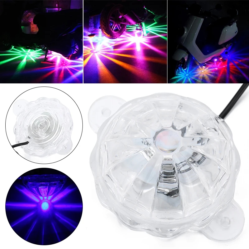 Xe máy xe đèn pha không thấm nước xe máy Đèn Led khung gầm đầy màu sắc đèn đèn đuôi xe tạo kiểu cho xe máy