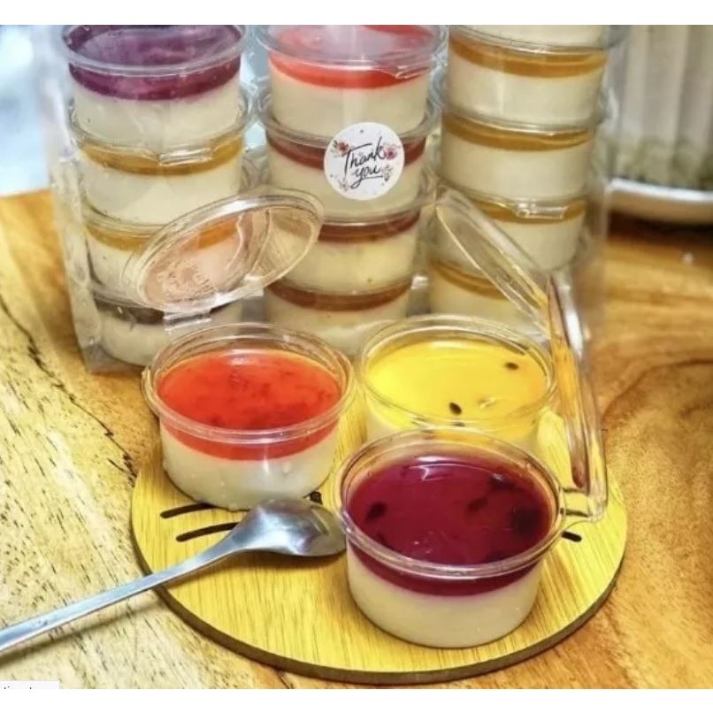 Hộp/ hũ bánh rau câu, panna cotta 4oz 120ml (50 cái/ lốc)