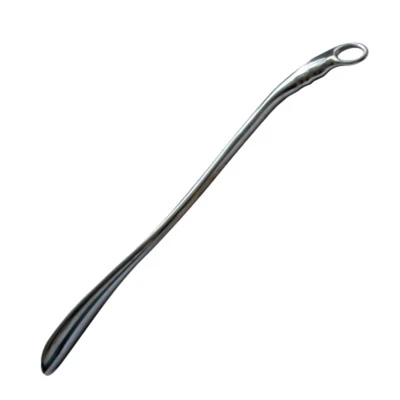Metal Shoes Horns Titanium Alloy Shoes Spoon Long Pull Shoe Horn Convenient Wearing Shoes Horn and Spoon
