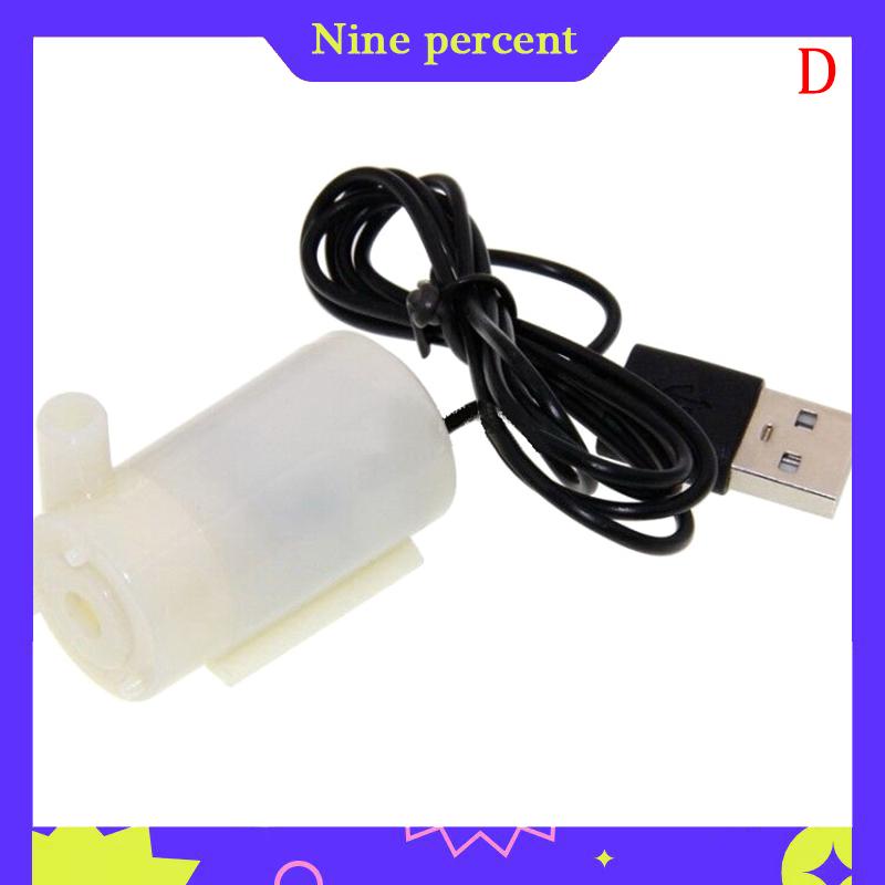 Nine percent Máy bơm nước mini chìm siêu nhỏ USB cho bể cá động cơ DC đài phun nước hồ cá - 8