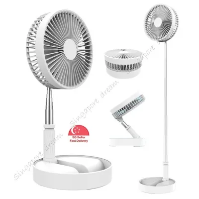 Height Adjustable Folding Tripod Fan and USB Rechargeable Battery Operated Portable Fan
