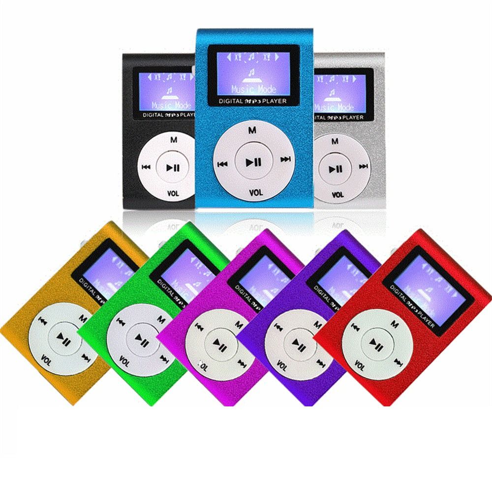 OOC Xách tay Sinh viên Walkman Loa Với Tai Nghe Cube Clip-Loại Mp3 Player Hiển Thị Âm nhạc Máy Nghe Nhạc Mp3 Âm Nhạc Máy Nghe Nhạc Âm nhạc Loa