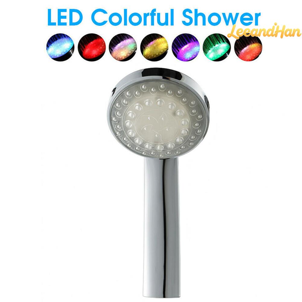 ชุดเครื่องนอนและห้องน้ำ LeeandHan ลีอันธาน. หัวฝักบัว Light Up พร้อมจอแสดงผล LED 7 สีสำหรับห้องน้ำ - Chrome Finish ราคา 3,496 บาท*ส่งฟรี