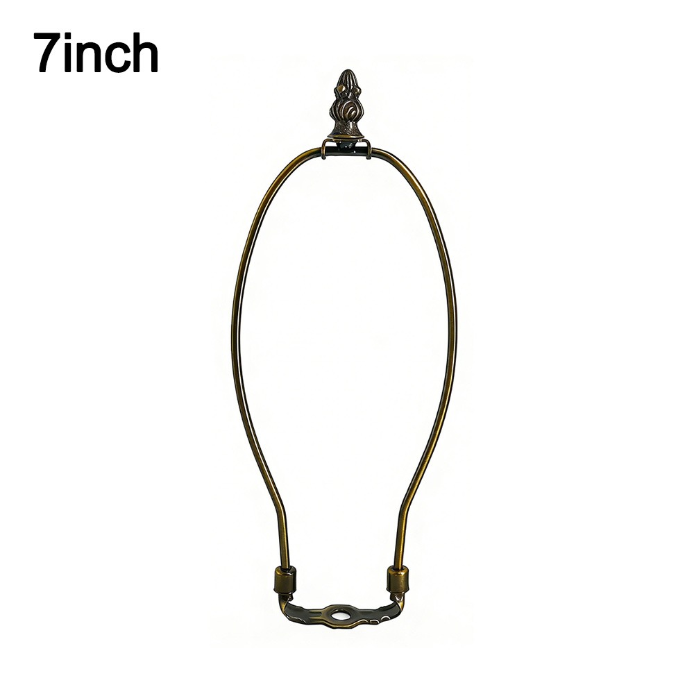 NEXASHOP Standard Lamps Harp Kit Bronze Finish DIY Lamp Shade Support Harp Decorative Universal Shade Bracket Table Lamp