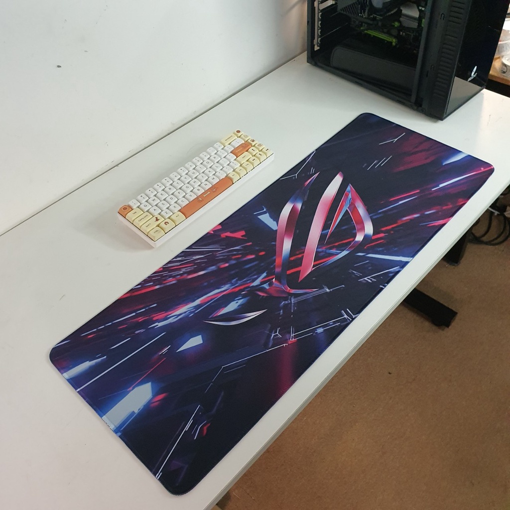 Lót chuột cỡ lớn 80x30cm dày 2mm pad gaming cỡ lớn speed bo viền chắc chắn