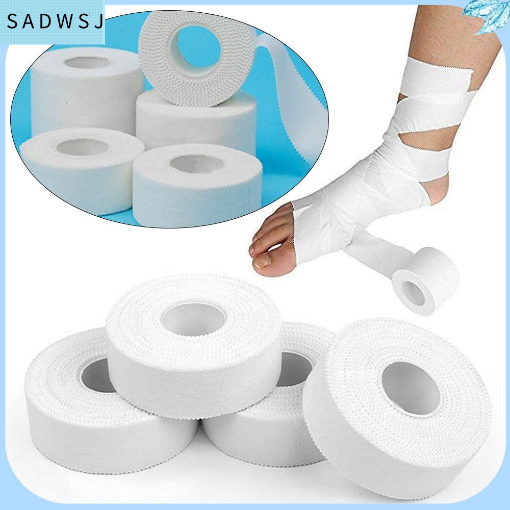 SADWSJ 2.5/3.8/5cm 9.1Meters Chăm sóc sức khỏe Băng dính thể thao Dụng cụ khẩn cấp Tự dính Băng gạc thể thao Bông Co giãn đàn hồi Băng co giãn Bong gân mắt cá chân cổ tay đầu gối