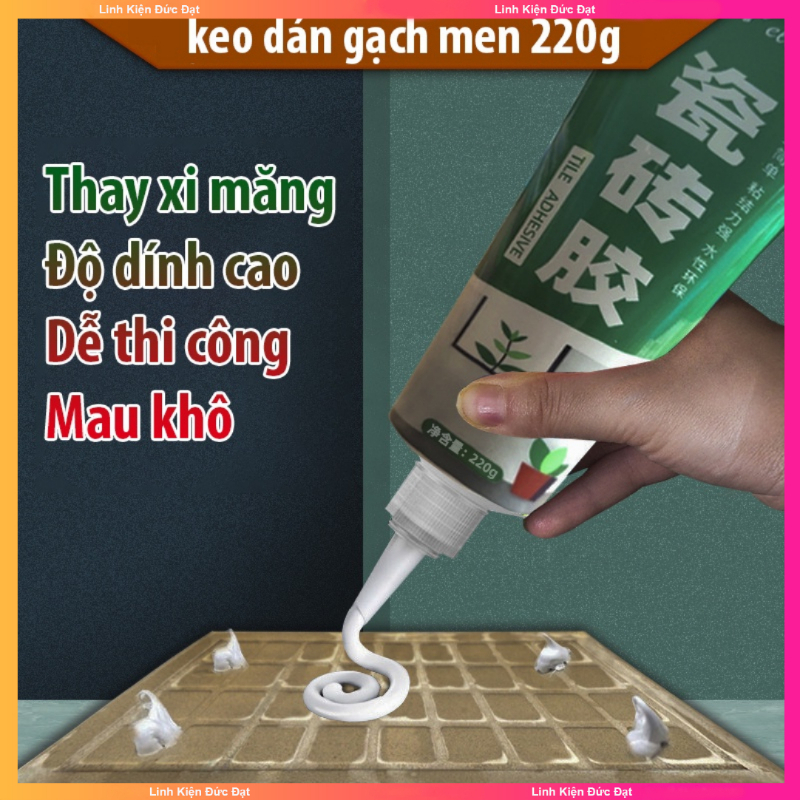 Keo dán gạch men, đá hoa cương, bồn rửa