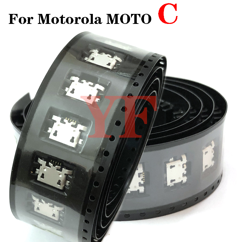 【Hot ticket】 100pcs/lot Usb Charging Charge Port Dock Socket Connector For Moto C Xt1755 / C Plus Xt