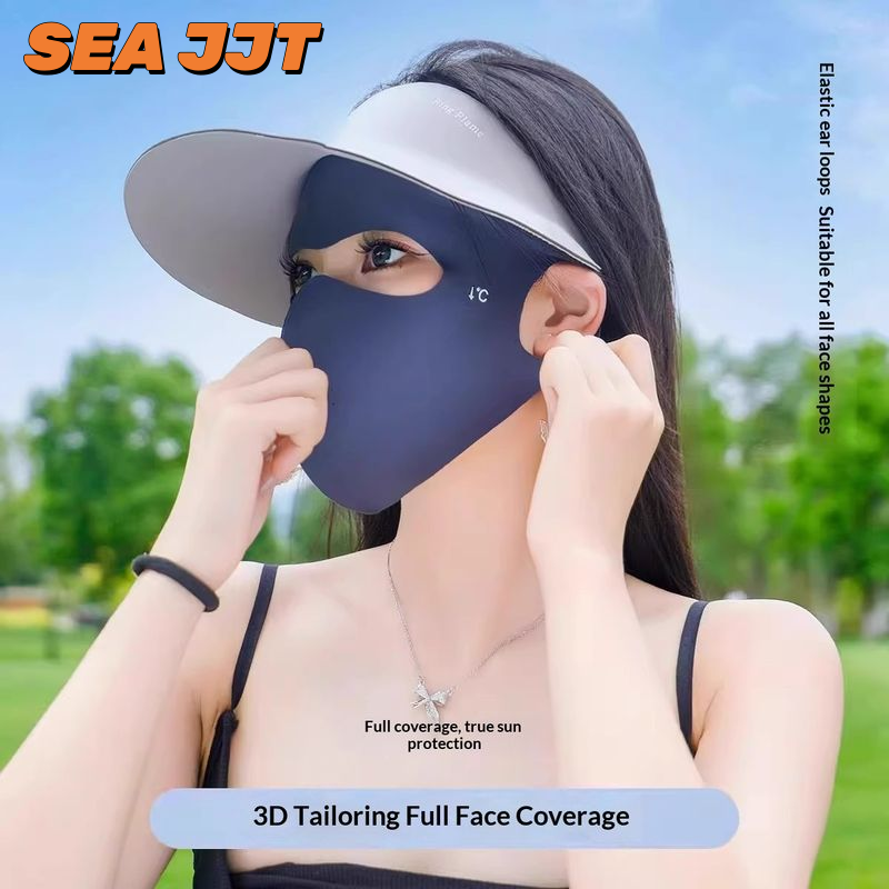 SEA JJT New UV Protection Face Mask for Women, Seamless Design with High UPF50+, Breathable and Lightweight Full-Face Coverage Giá 12,350 Đồng*Miễn phí vận chuyển