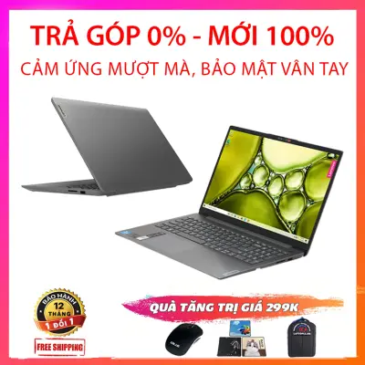 [Trả góp 0%] (MỚI 100%) Lenovo Ideapad Slim 3 15ITL6 Cảm Ứng Mượt Mà, i5-1135G7, RAM 12G, SSD 256G, VGA Iris Xe Graphics, Màn 15.6 FullHD IPS, Touch