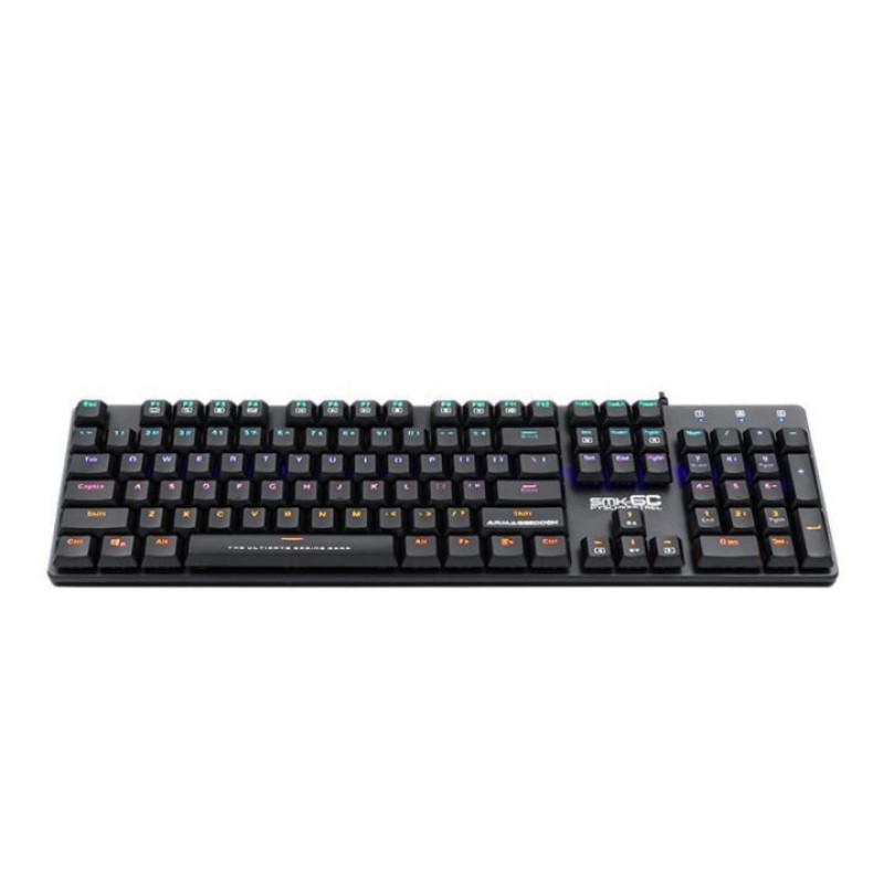 Armaggeddon SMK-6C PyschKestrel Blue Switch Mechanical Keyboard | 104 Key Low-Profile | 9 Backlight Effects Singapore