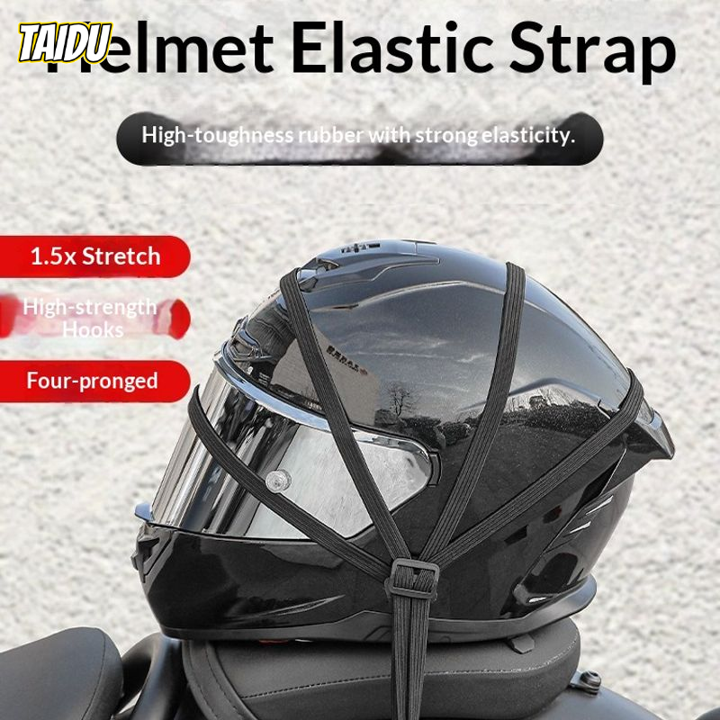 TAIDU Multi-Functional Elastic Strap for Motorcycle and Electric Bike Luggage Secure Binding with Hook and Buckle Design Giá 24,000 Đồng*Miễn phí vận chuyển