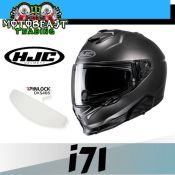 HJC i71 Fullface Dual Visor Helmet w/ Free Antifog Visor