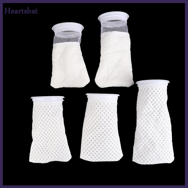 [Heartsbat] Chống tràn Aquarium túi lọc tổ ong loại có thể giặt tái sử dụng lưới bọt Thảm vớ túi cho cá biển Hệ thống lọc