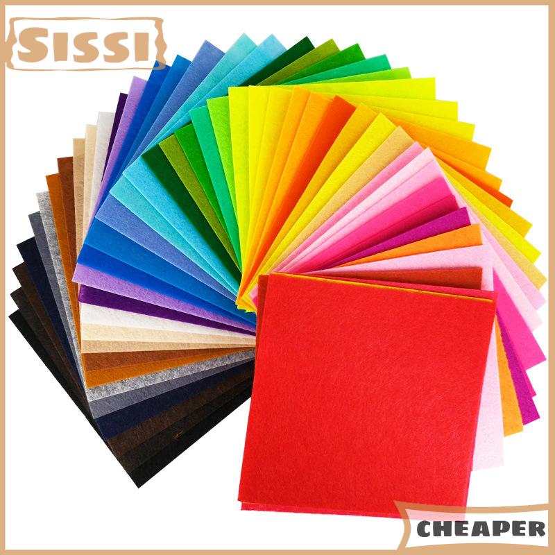Sissi Không dệt cảm thấy vải 10x10cm chắp vá vải bó cho trẻ em scrapbooking DIY
