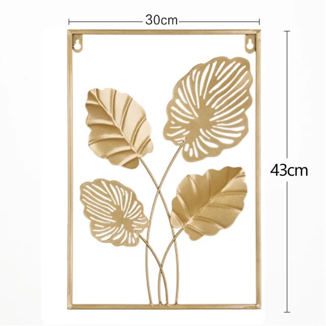 【Innovative】 Color Metal Crafts Wall Hanging Korean Indoor Home Living Room Bedroom Decorations European Modern Ornaments Art Aesthetic Decor