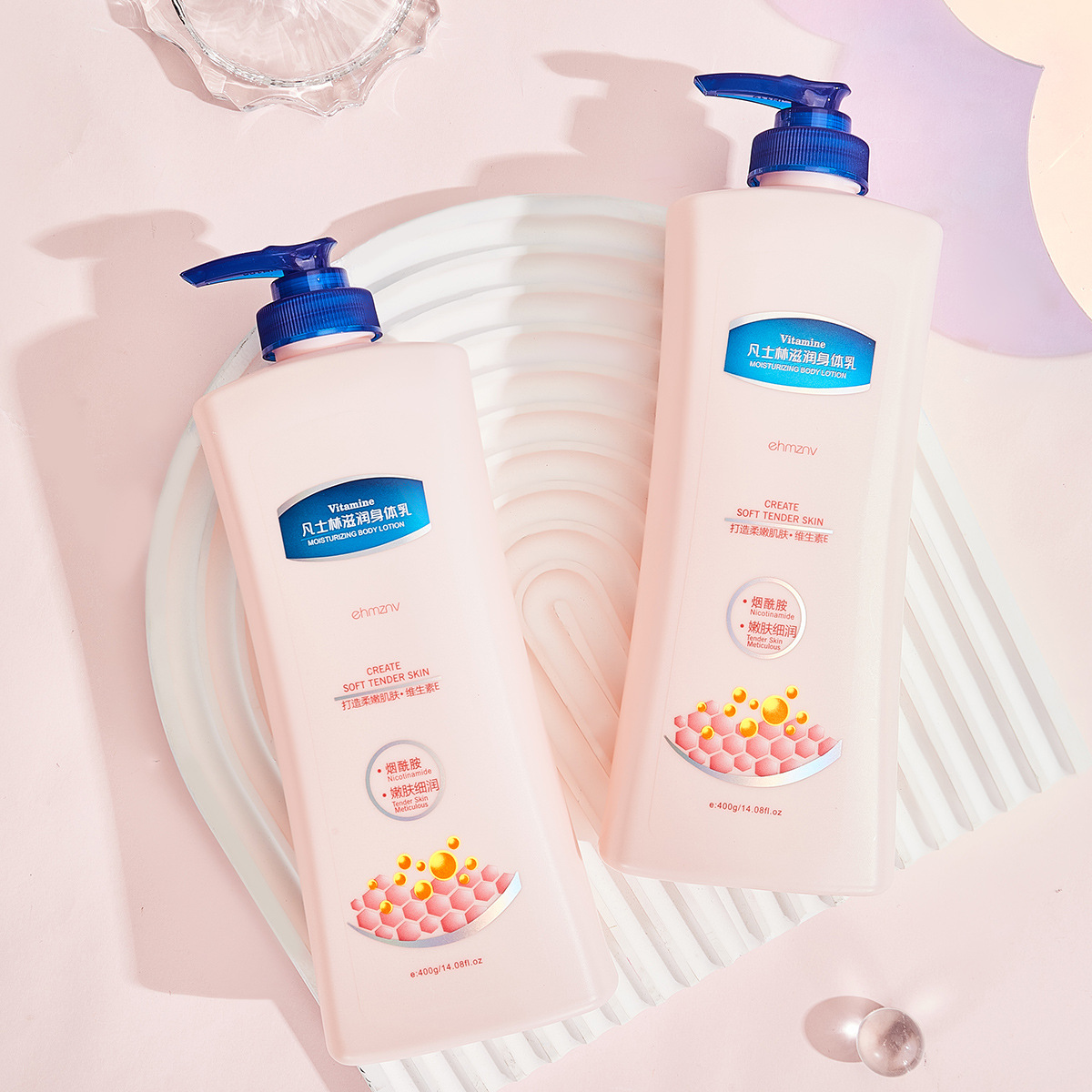 Han Zini Vaseline Body Lotion Dưỡng ẩm Dưỡng ẩm Dưỡng ẩm Toàn thân Niacinamide Làm sáng da Dưỡng ẩm 