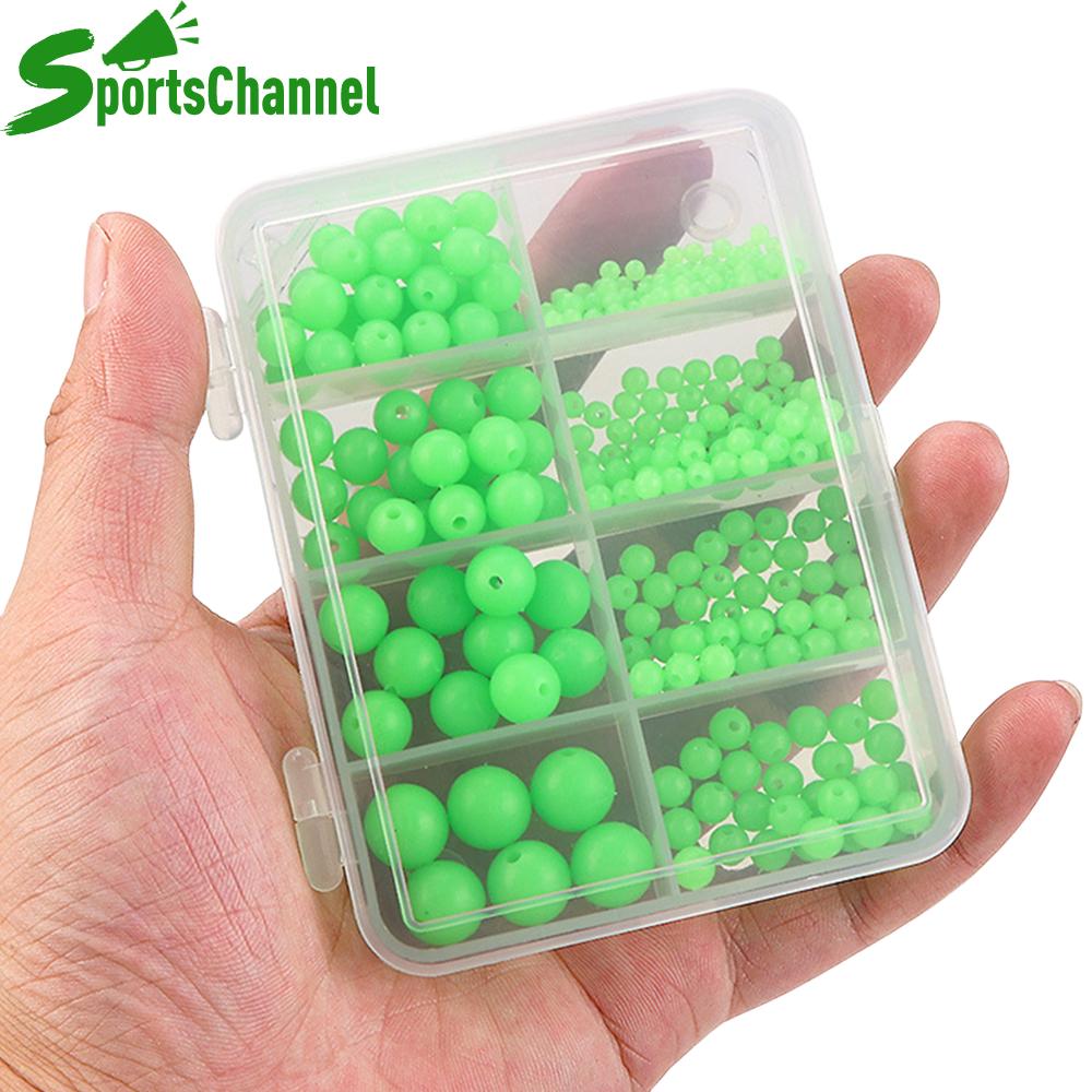 346 cái/hộp Sáng Hạt Câu cá Phụ Kiện Câu Cá Dòng Hạt Vòng Float Bóng Cho câu cá ngoài trời phụ kiện câu cá Bộ phụ kiện