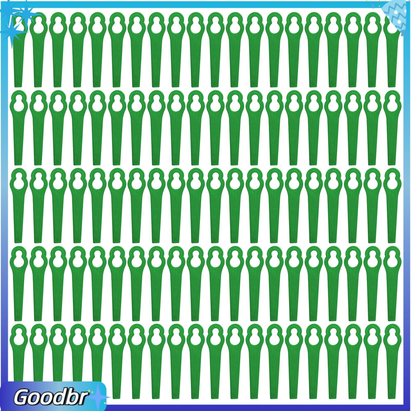 Goodbro phụ kiện công cụ gia công gỗ lưỡi đồ cắt nhựa đầy màu sắc Bộ lưỡi dao cắt cỏ phổ thông Lắp đặt dễ dàng thiết kế tiện dụng 20/50/100 chiếc để cắt cỏ hiệu quả