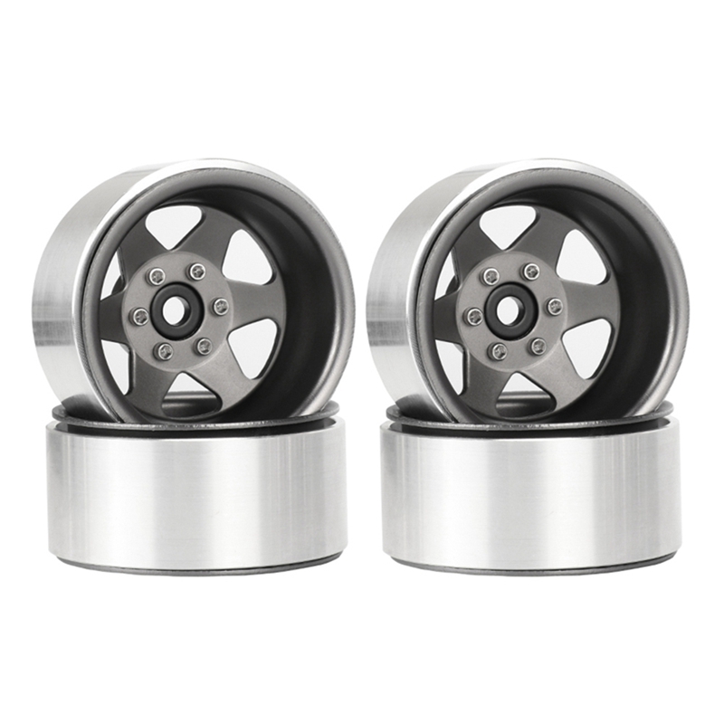 4pcs 1.9" Beadlock Negative Offset -8.9mm Wheel Rim Hub for 1/10 RC Car Gen8 VS4-10 SCX10 90047 D110 - 2