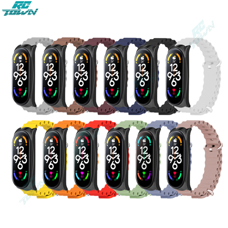 Watchband Silicone Replacement Straps Quick Release Bracelet Wristband Compatible For Mi Band 7 Smartwatch ราคา 159 บาท*ส่งฟรี