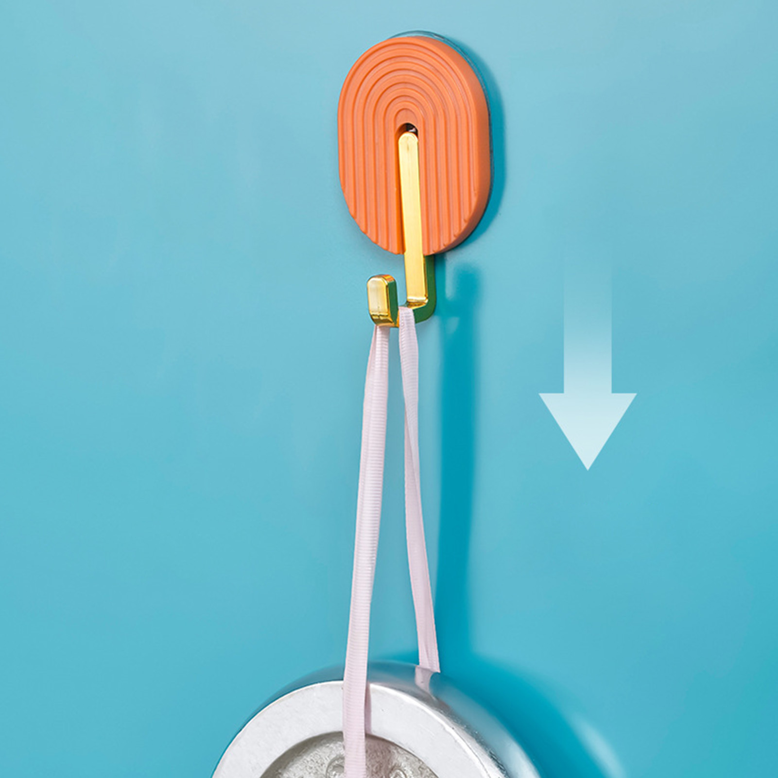 Zerodis 2 cái móc tự dính móc treo tường bám dính chắc khả năng chịu lực cao khoan cho khăn lau nhà tắm phòng bếp đa chức năng (màu xanh lá cây đậm)