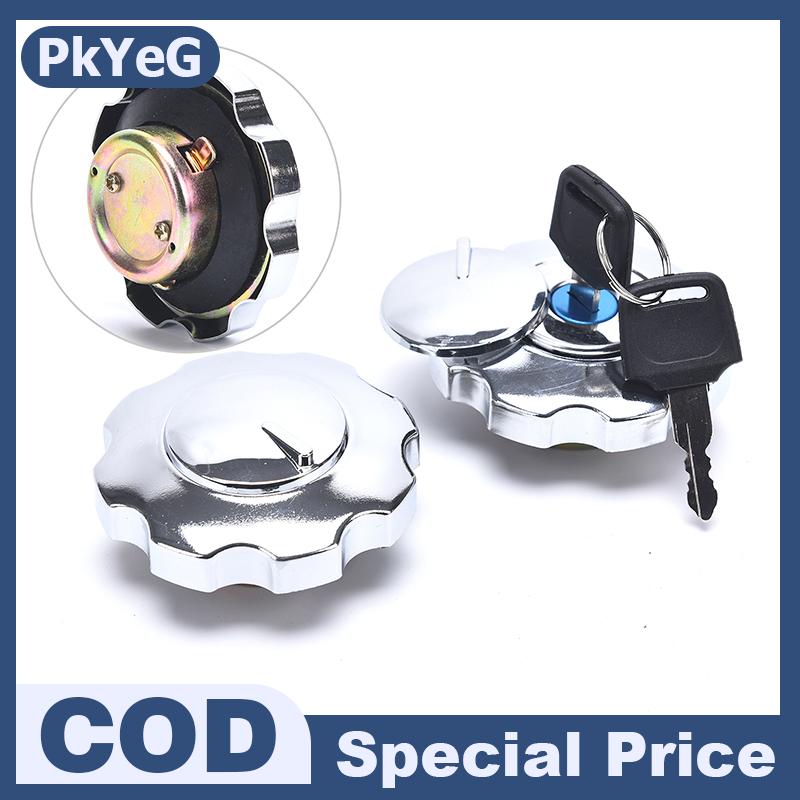 PkYeG [Oliver Timmy] Fkend 1 Cái Nắp Đậy Bình Xăng Nhiên Liệu Xe Máy Bộ Khóa Cho Honda CG125 Phụ Tùng