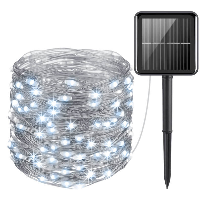 B.LIVEM LED ไฟโซล่าเซล ไฟกระพริบ โซล่าเซลล์ ไฟตกแต่ง ไฟงานฉลอง ไฟปีใหม่ ไฟประดับ ใช้พลังงานแสงอาทิตย์ ปุ่มกดหลายฟังชั่น