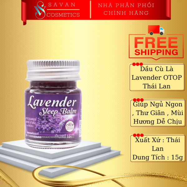 Dầu cù là lavender Otop Thái Lan giúp ngủ ngon 15gr giá rẻ