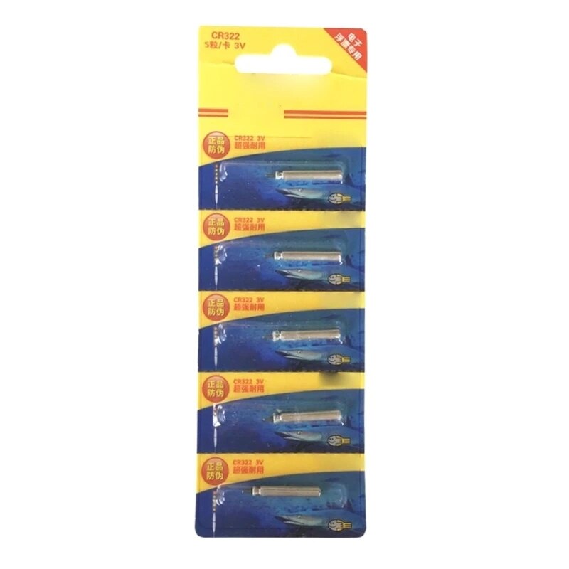 5Pcs Lâu Dài Điện Cr322 Điện Tử Night Glow nút ấn chạy pin Cho Câu Cá Những Người Đam Mê & Giải Quyết Chủ Cửa Hàng chống đột biến điện